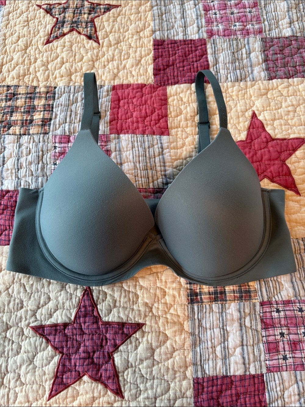 aerie olive green molded Smoothez Bra